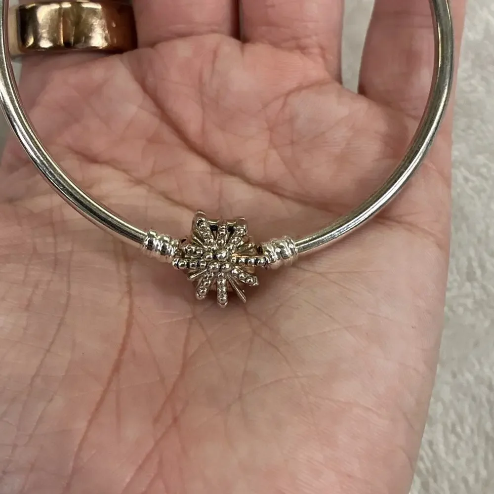 Pandora Silver Limited Edition Fireworks Bangle Bracelet in Box Bnfts Charity